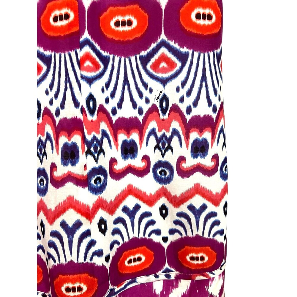 Trina Turk Blue Pink Orange Menara Ikat Genevieve Halter Dress Size 2 - Picture 11 of 15